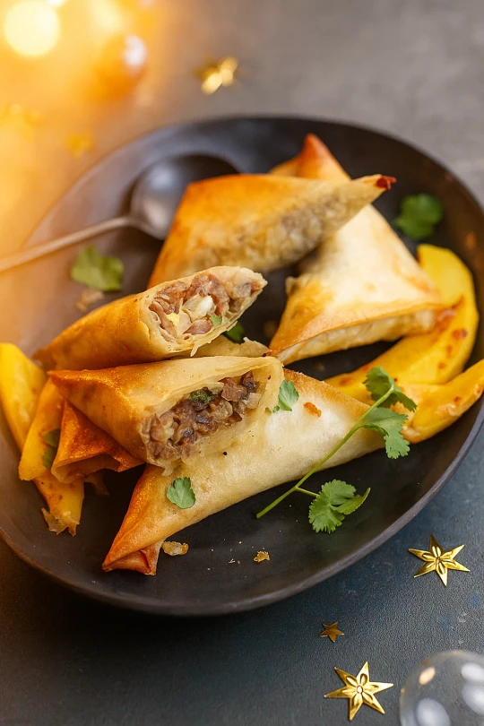 Pulled duck Samosa